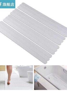 12pcs Bathroom Bathtub Non-slip Stickers Transparent Stairs