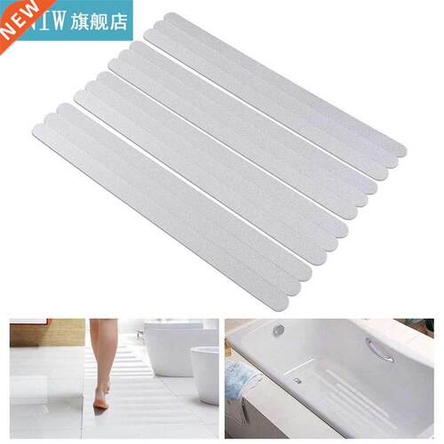 12pcs Bathroom Bathtub Non-slip Stickers Transparent Stairs