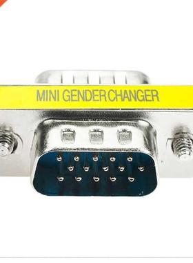 15 Pin VGA SVGA HD15 Gender Changer Coupler Adapter Converte