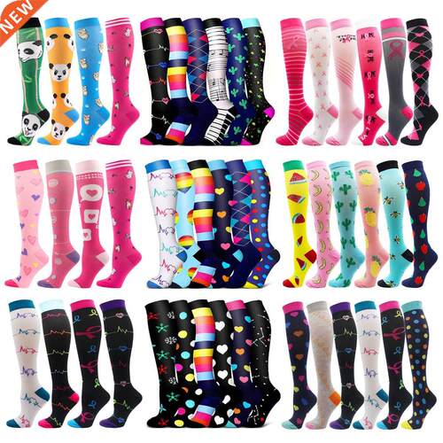 Men and Women Long Tube Compression Stockings Pressure Nursi