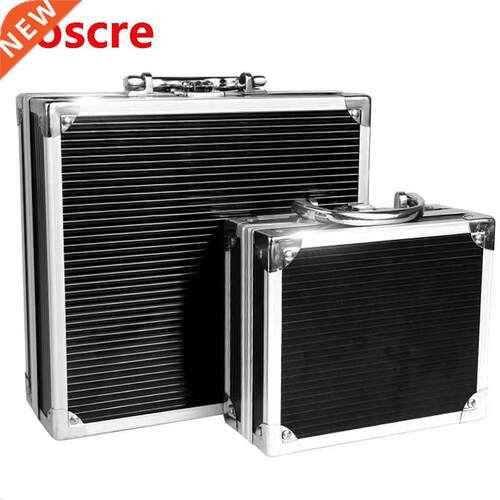 Aluminum Alloy ToolBox Instrument Case Portable Suitcase Fil