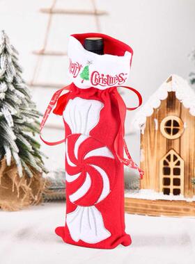 Christmas Can Bags Wine Bottle Cover Stocking Bottle Gift