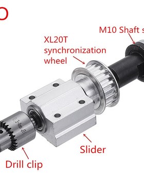 Unpowered DIY Woodworking Cutting Grinding Spindle Trimming