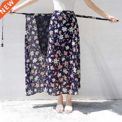 Mujer Elegant High Waist Frilled Chiffon Skirts Harbour Bree
