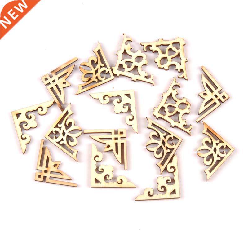 20pcs mixed wooden Corner handmade Scrapbooking Corners