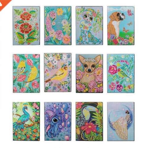5D DIY Special Shape Drill Notebook Diamond Painting Mosaic