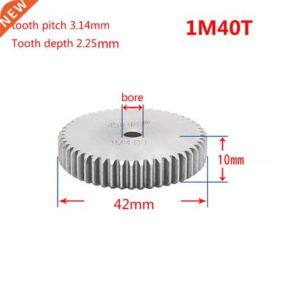 1 Modulus 40 Teeth Spur Ger 45# Steel Motor Ger Wheel No q