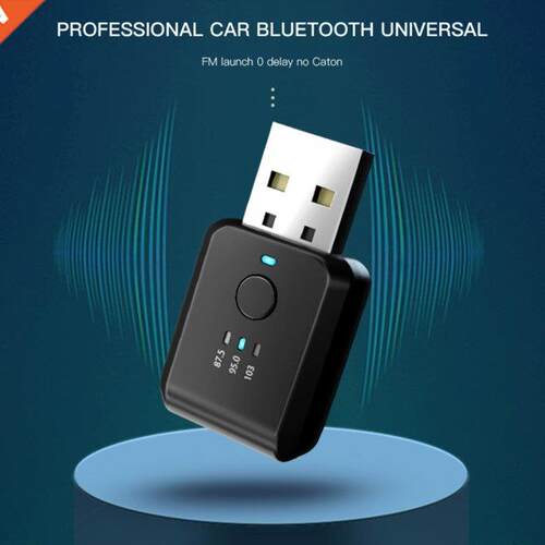 2 In 1 Wireless Bluetooth-compatible 5.1 Receiver FM Transmi
