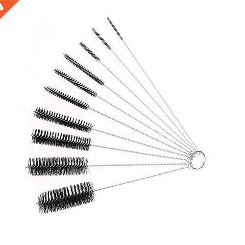 2 Pieces Coffee Machine Tube Brush Cleaning Nylon Brush for
