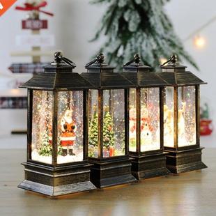 Snowman Santa Decoration Oridnary Christmas Style Lantern