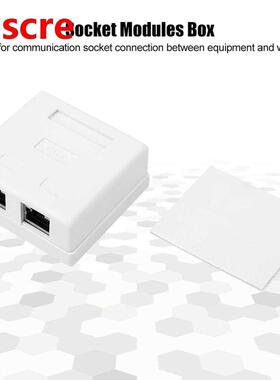 Network Module Box Double-Port Desktop Cat.6 Cologne-6 Shiel