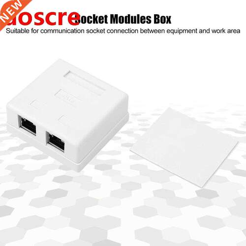 Network Module Box Double-Port Desktop Cat.6 Cologne-6 Shiel