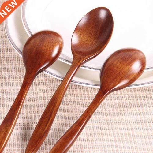 Home Wooden Spoon Flatware Porridge Bowl Chinese bamboom Din