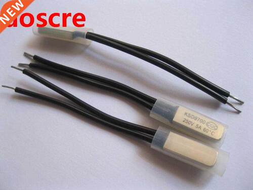 5PCS KSD9700 250V 5A Bimetal Disc Temperature Switch N/C The