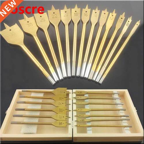 1PCS/Set 6-5mm Flat Spade Drill Bits Kit Titanium Coating