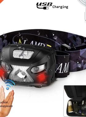 10000Lm Powerfull Headlamp Rechargeable LED Headlight Body M