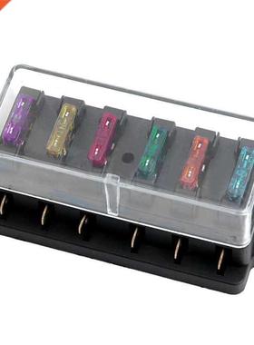 DC 12V/24V 6 Way Car Circuit Standard ATO Blade Fuse Holder