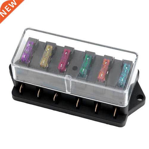 DC 12V/24V 6 Way Car Circuit Standard ATO Blade Fuse Holder