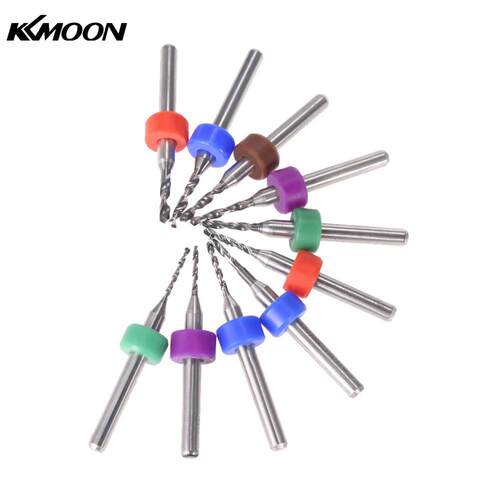 Meterk 10pcs drill bit set Tungsten Carbide Micro drill bits