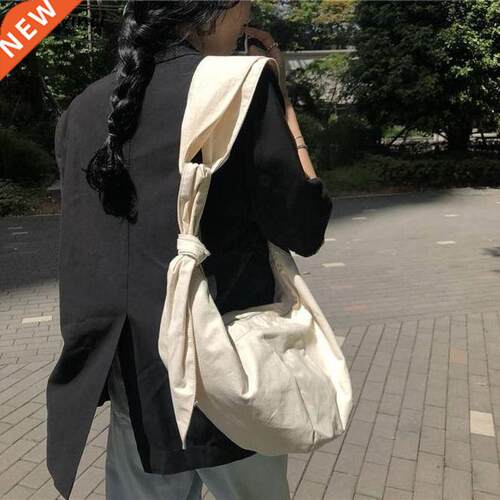 Shoulder Bags Women Canvas Hobos Tie Designer Cross-body Sho