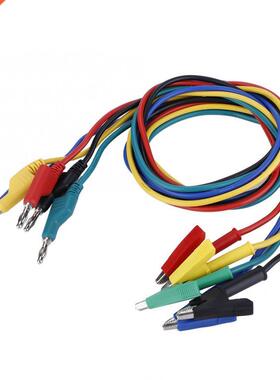5pcs P1037 Hgh Voltage 1M m Banana Plug to Clp Cable Tes