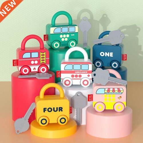 6Pcs Kids Learning Los with Keys Educational Preschool Num