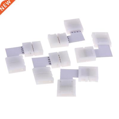 10x Clip-on L Shape 4Pin 5050 LED RGB String Solderless Coup
