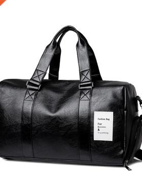 Gym Bag Leather Sports Bags Dry Wet Bags Men Training for Sh