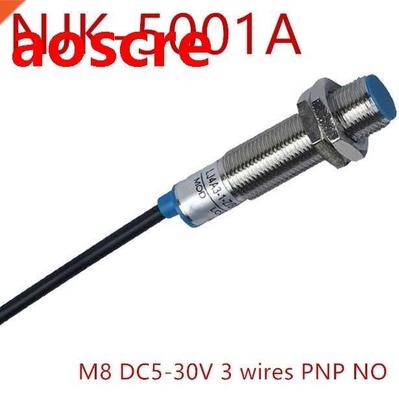 1pcs NJK-5001A Blue M8 DC5-30V 3 wires PNP NO 8mm distance M