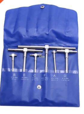 6Pcs Telescopic Gauge Set Micrometer Measurement Bore Engine