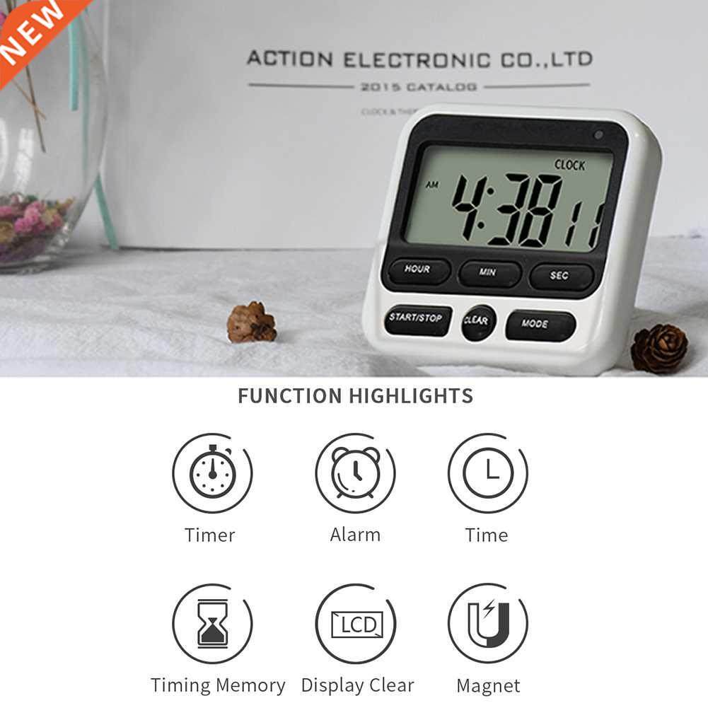 LCD Digital Screen Kitchen Timer Large Display Digital Timer