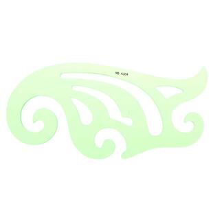 Students Plastic Drawing Template Curve Ruler Stencil Measur