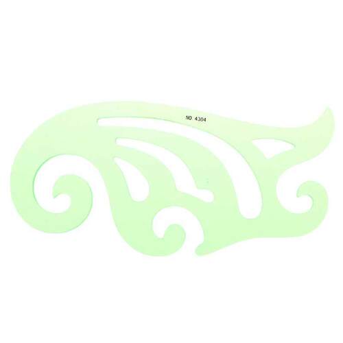 Students Plastic Drawing Template Curve Ruler Stencil Measur