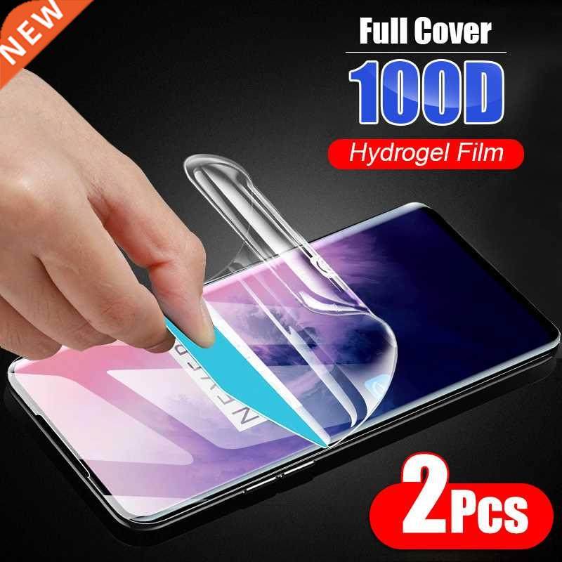*2 Pcs 100D Curved Edge Hydrogel Film Oneplus 7 Pro 7T 5 6T