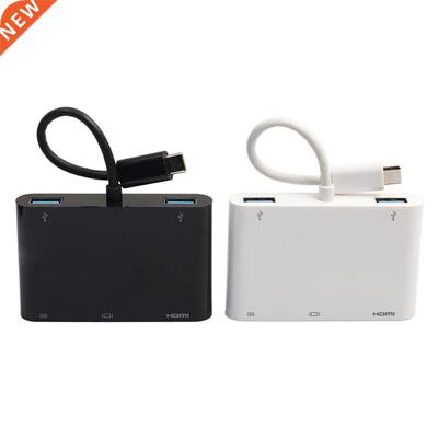 USB 3.1 Type-C/USB-C to VGA HDMI HUB Charger Adapter Convert