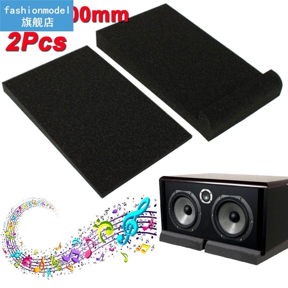 2PCS/Set Black Soundproofing Foam 30x20x4.5cm For Recording
