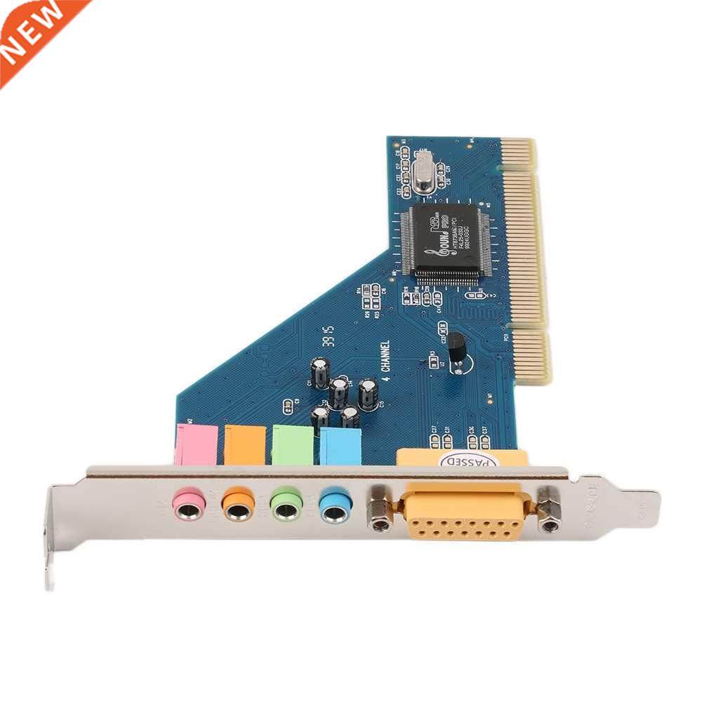 Easy Convenient to Use 4 Channel 5.1 15-pin Sur3D PCI Sound