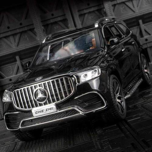 Diecast 1:24 Alloy Model Car Simulation Benz GLS6 AMGSuv M