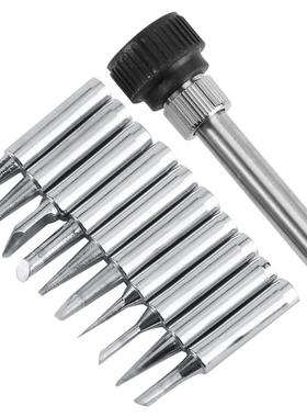 10pcs/set Lead-free Copper Solder Iron Tips 900M-T For 96,