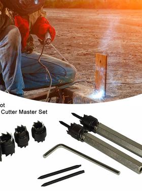9Pcs Spot Welding Cutter Master Set Interchangeable Cutters