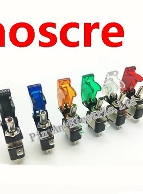 12V 20A Car Cover LED SPST Toggle Rocker Switch Control On/O