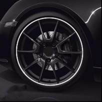 chrome strip 8M/Roll Car Styling Wheel Rims Protector Decor