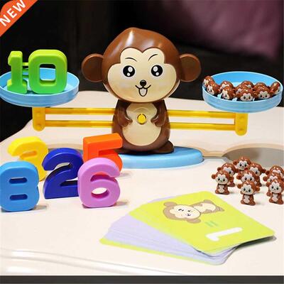 Educational Math Toy Monkey Balance Scale Kids Toy Dig