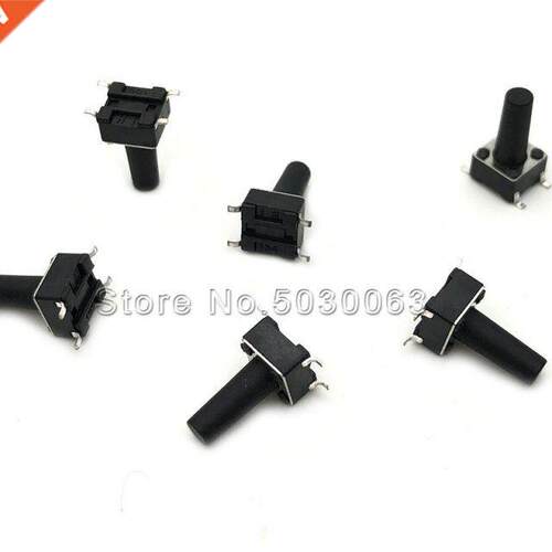 100pcs/lot 6*6*12MM Touch Key Button Switch 6X12 Micro Swi