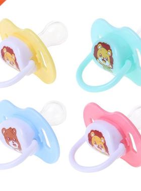 Baby Nipple Food Grade Silicone Pacifier Round Head Infant N