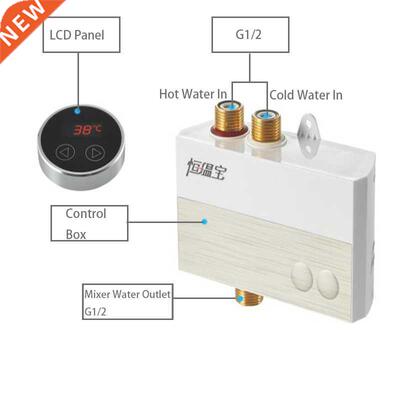 Thermostatic Bathroom Faucets Mixer Smart Touch Round Shower