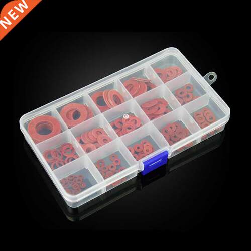 225pcs Flat p insulation washer set Red Paper Meson Gasket