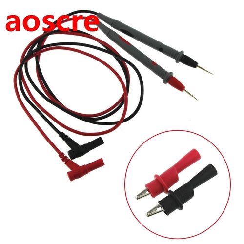 Alligator Clips Clamp Cable Digital Multimeter Test + 1000V