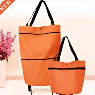 Portable Shopping Trolley Bag Shopping Foldable Cart Folding