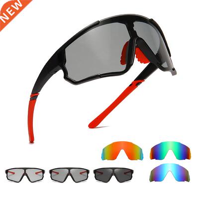 Polarized Photochromic Cycling Sunglasses Men Women Sports E